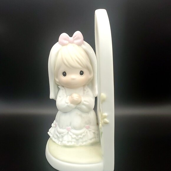 Precious Moments MAY YOUR FUTURE BE BLESSED Ceramic Collectible Figurine 1992 - Picture 2 of 6